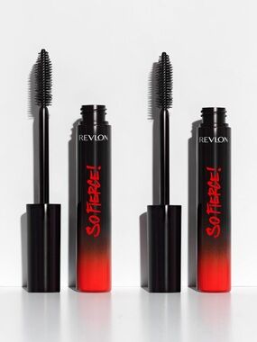 2x Lot Revlon So Fierce! Mascara 703 Blackend Brown Extend Lift Volumize